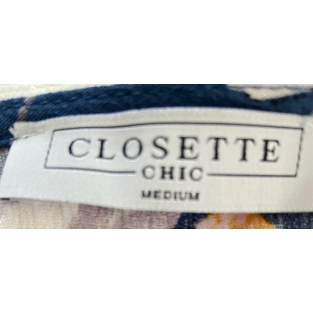 Closette Chic Wildflower Maxi Dress beautiful size medium * wom15 - Picture 10 of 11